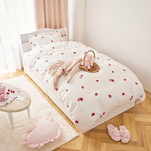 Romantic Princess スイートストロベリー布団カバー3点セット Amazon｜ロマンティックプリンセス スイートストロベリー布団カバー3